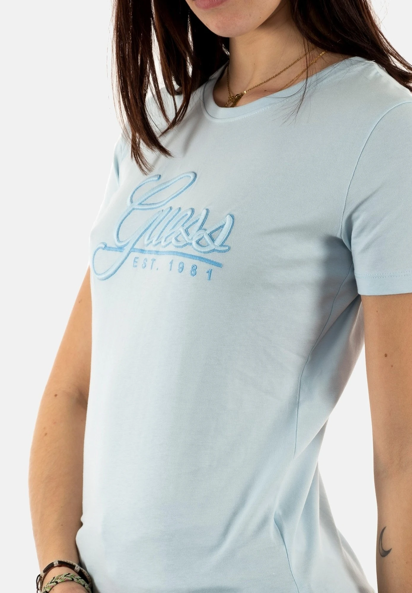 Guess T-Shirt Print - Bleu - Afbeelding 3