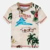 Guess Toddler Ss - T-Shirt Print - Beige