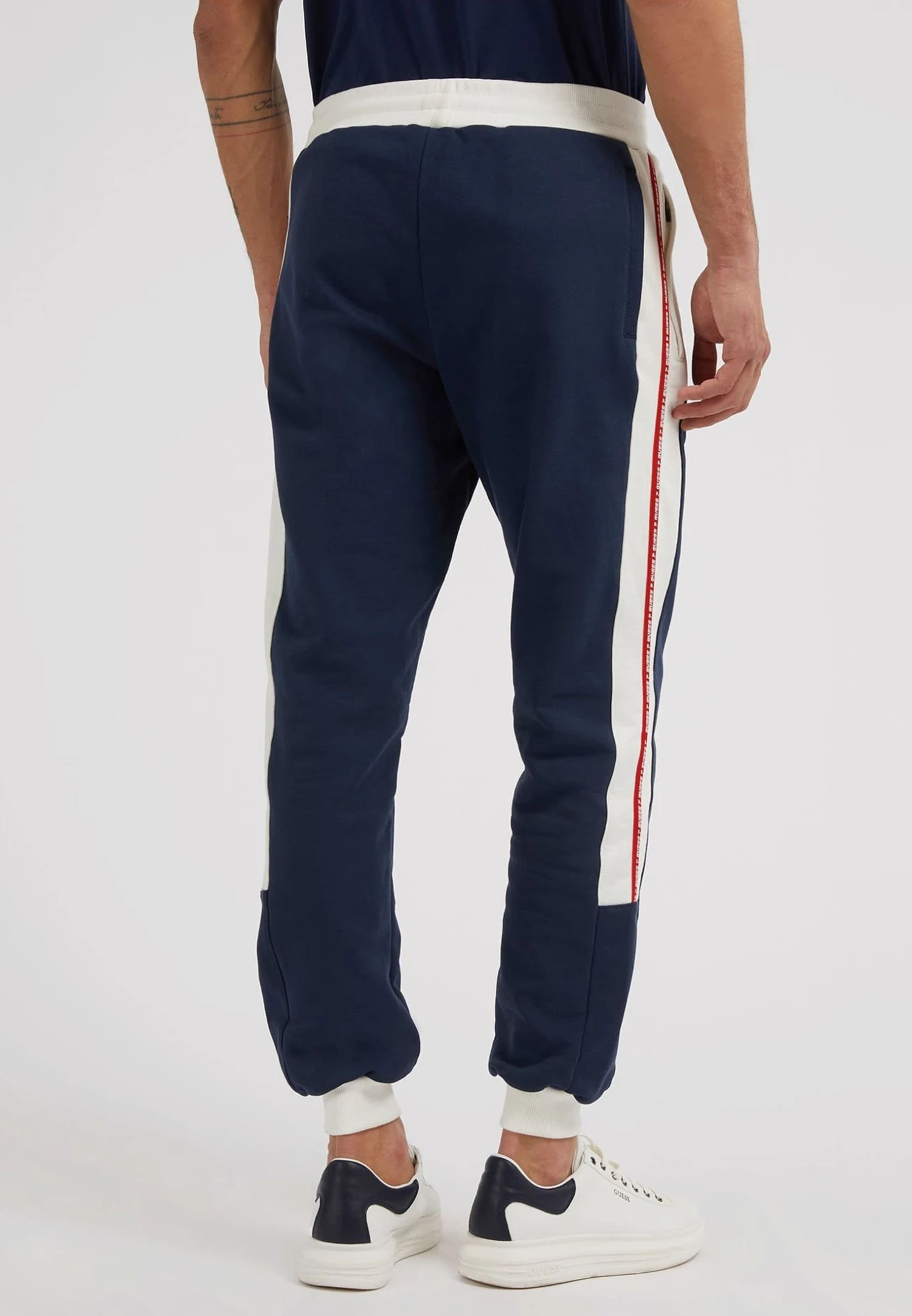 Guess Mit Seitenstreifen - Trainingsbroek - Blau - Afbeelding 3