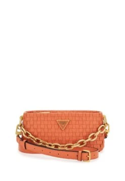 Guess Lisbet MiniTop Zip - Schoudertas - Orange