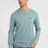 Guess Mit Frontstickerei - Sweater - Hellblau