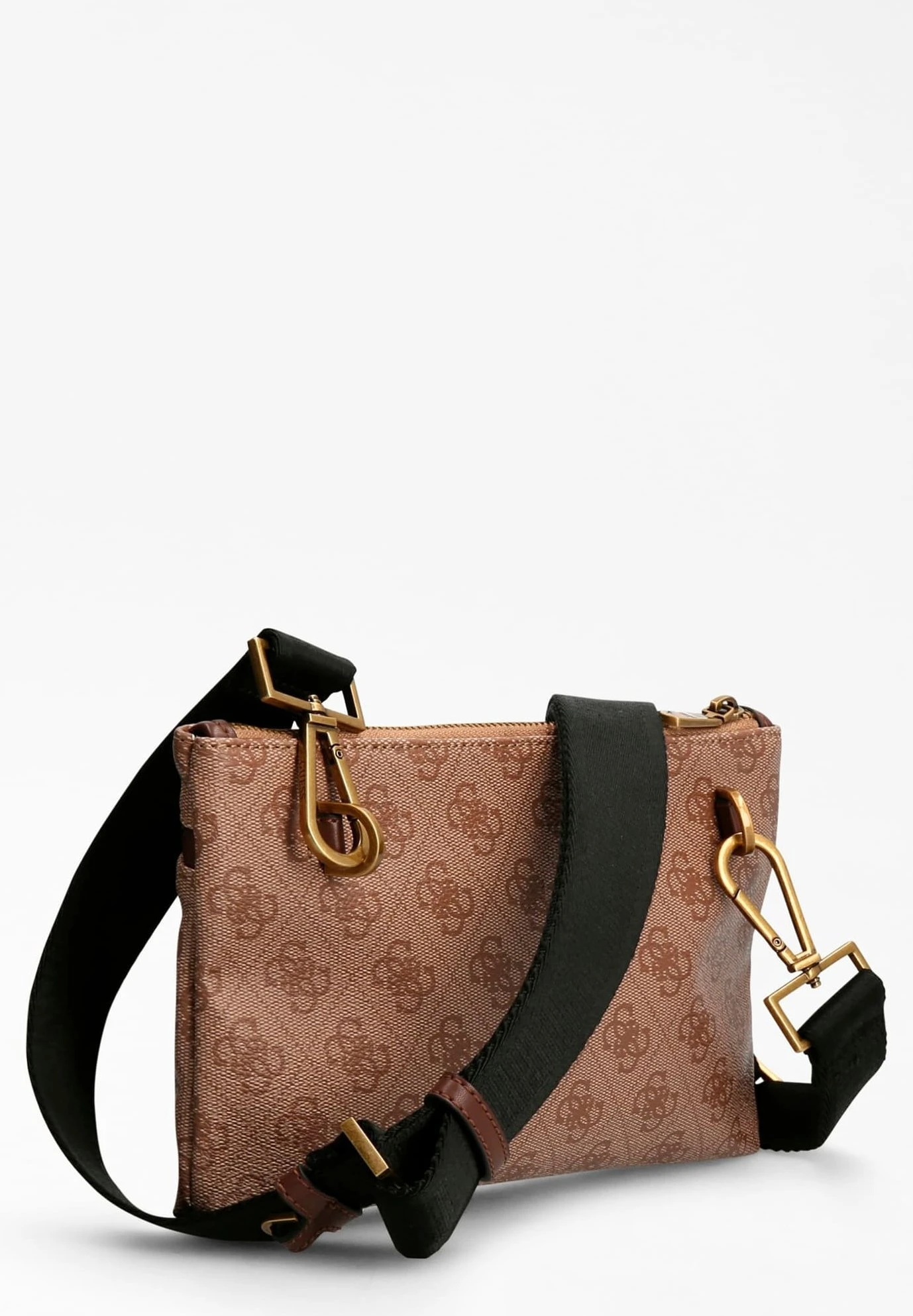 Guess Vezzola Xbody With Pocket Unisex - Schoudertas - Beige/Brown - Afbeelding 2