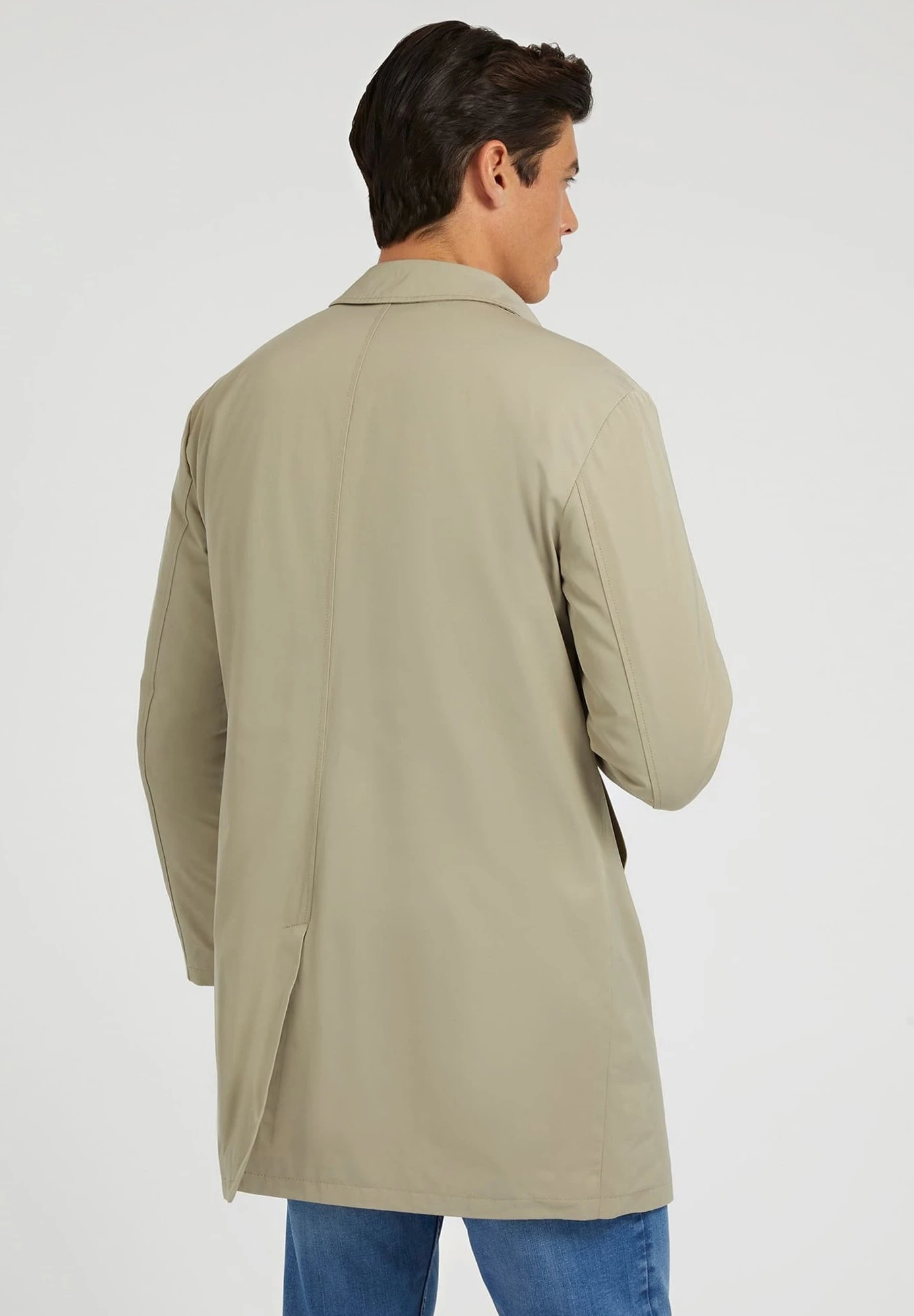 Guess Twill - Halflange Jas - Beige - Afbeelding 3