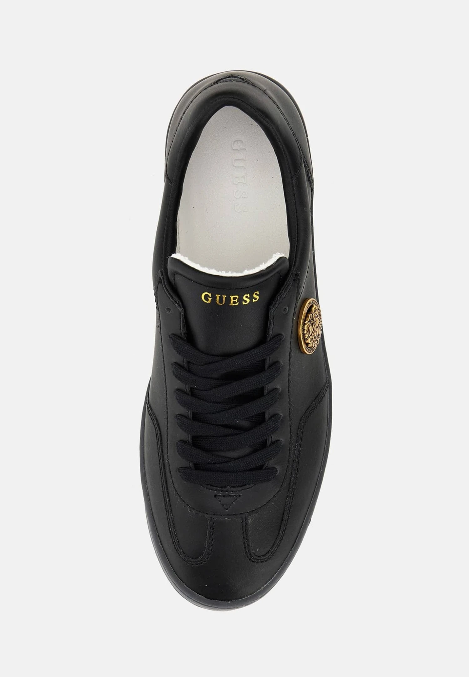 Guess Fano Insertions Cuir - Sneakers Laag - Noir - Afbeelding 3