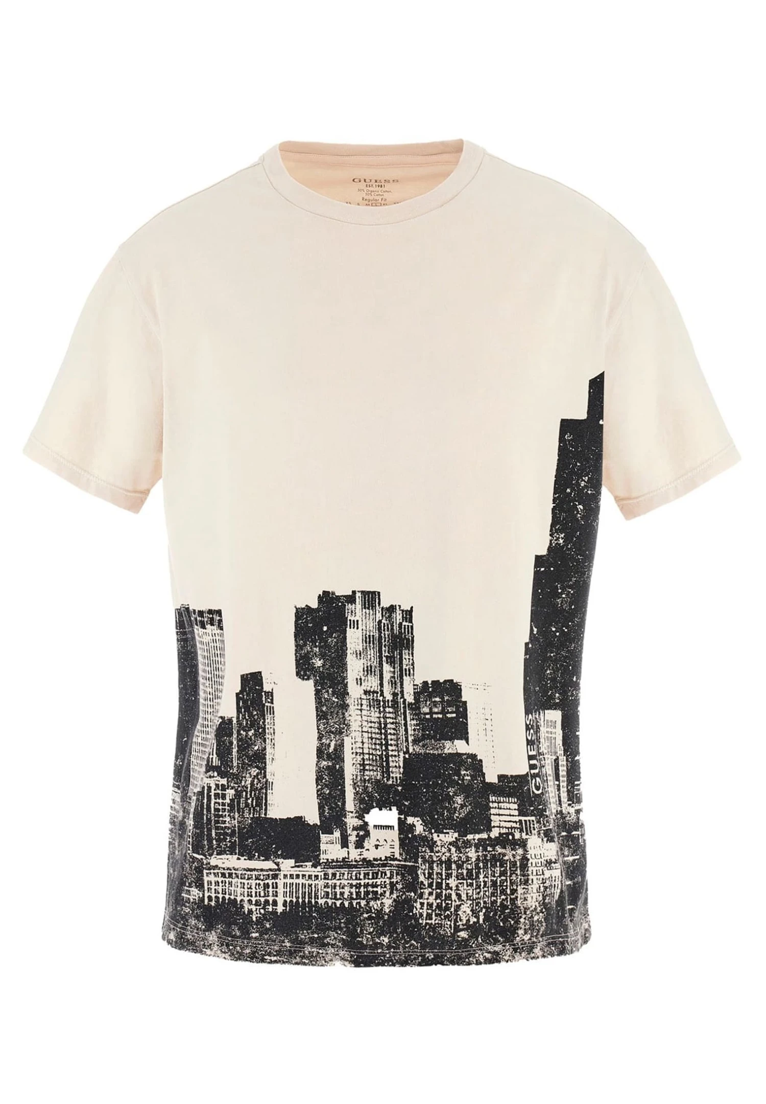 Guess Skyline - T-Shirt Print - Weiß - Afbeelding 4