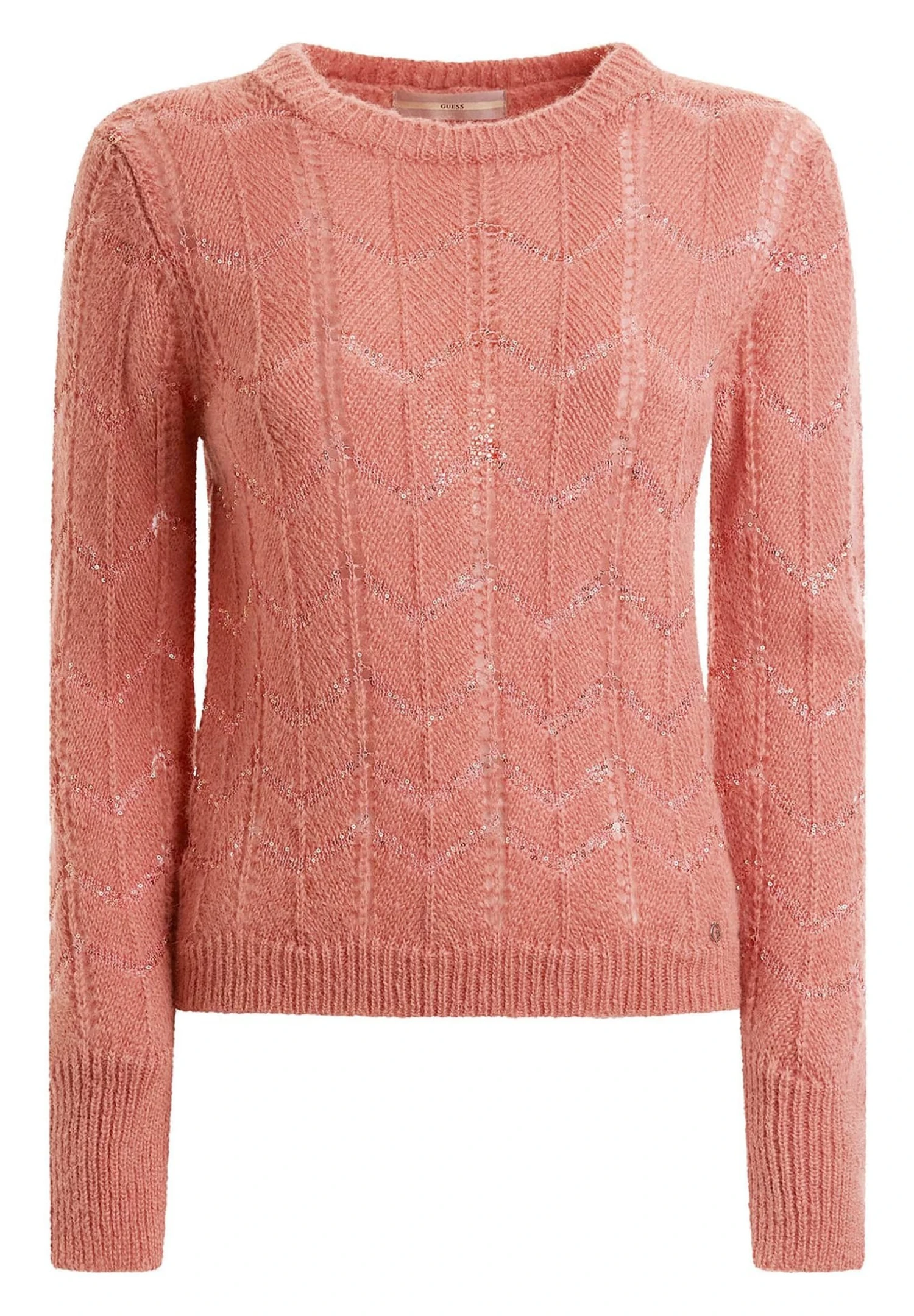 Guess Mit Mikropailletten - Trui - Rose - Afbeelding 4
