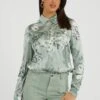 Guess Linda - Overhemdblouse - MehrfarbigGrün