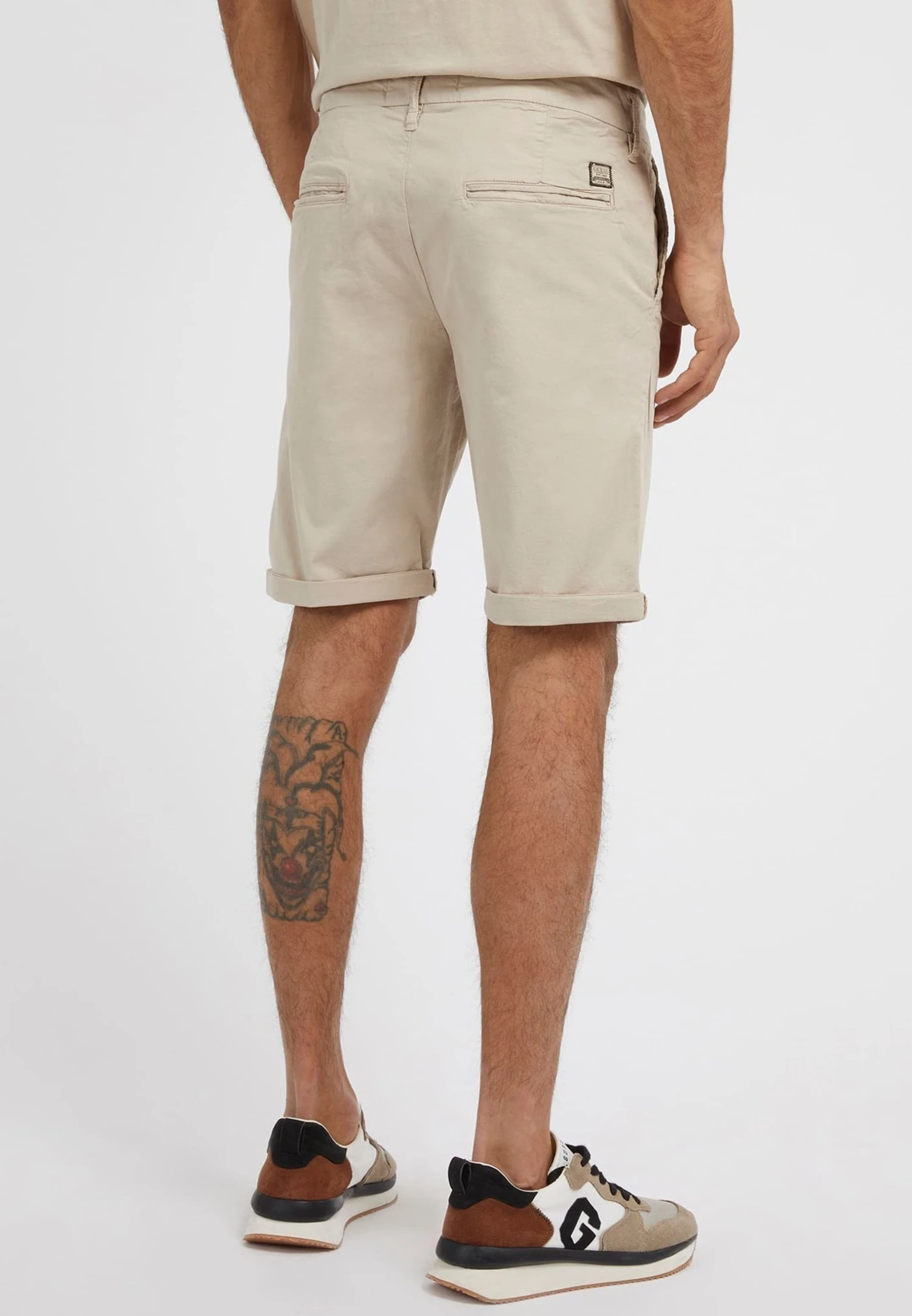 Guess Mit Niedrigem Bund - Shorts - Beige - Afbeelding 3