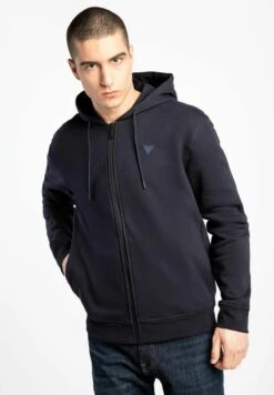 Guess Sweater Met Rits - Black