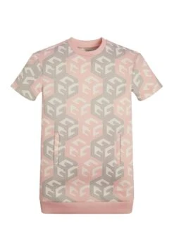 Guess Mit Allover-G-Cube-Logo - Jurk - Rose