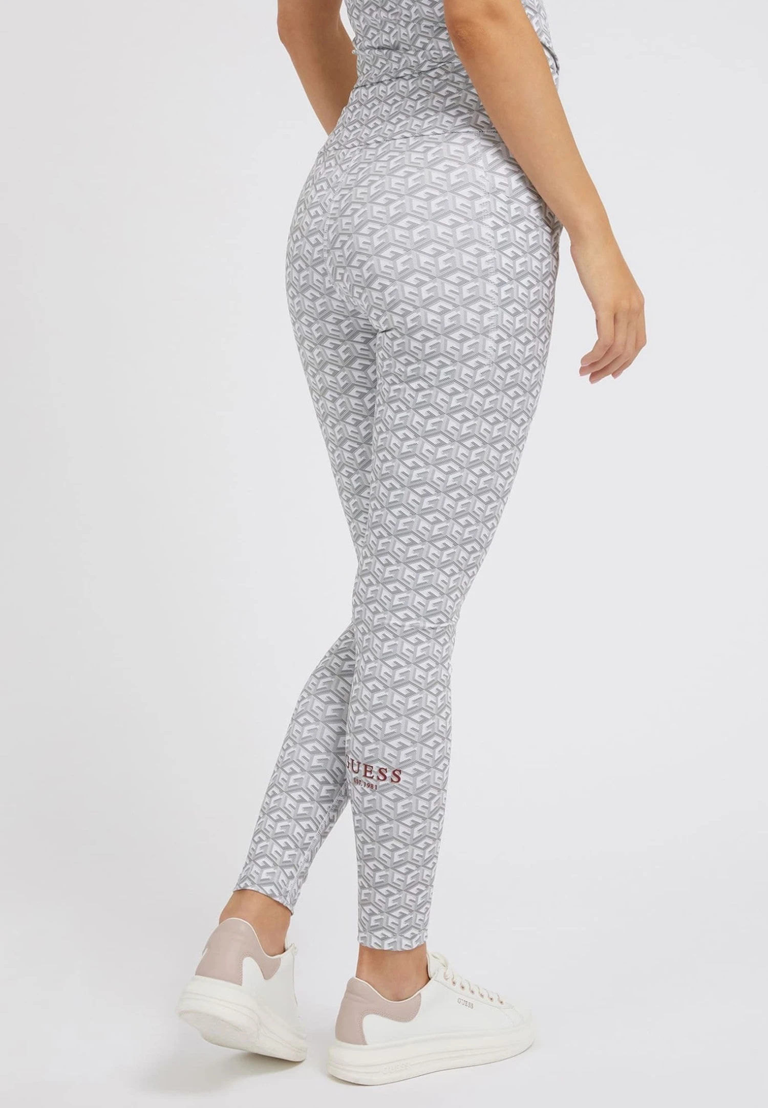 Guess Mit GCubeLogo - Legging - Mehrfarbig Grau - Afbeelding 2