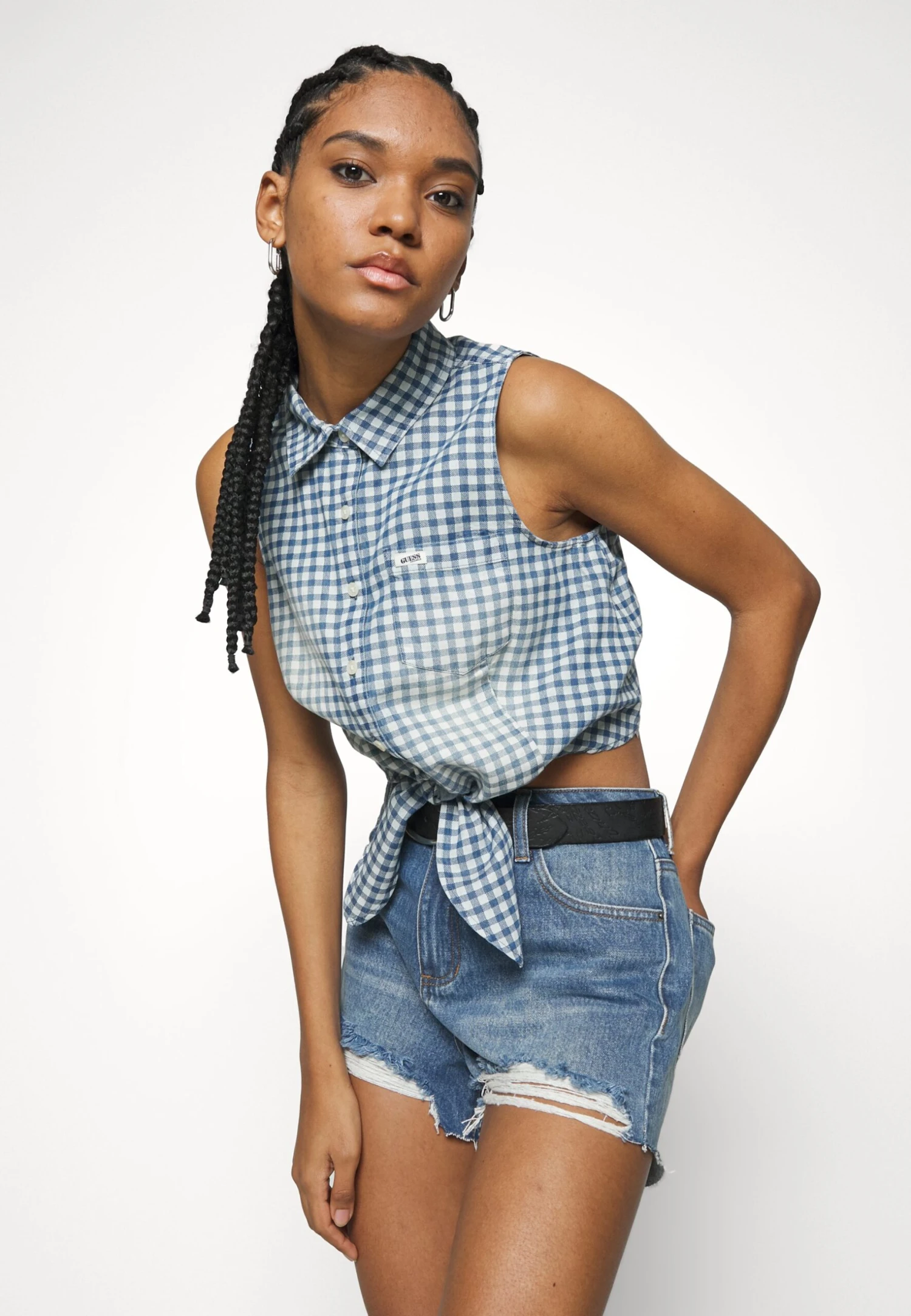 Jeansshort - Medium Wash - Afbeelding 5