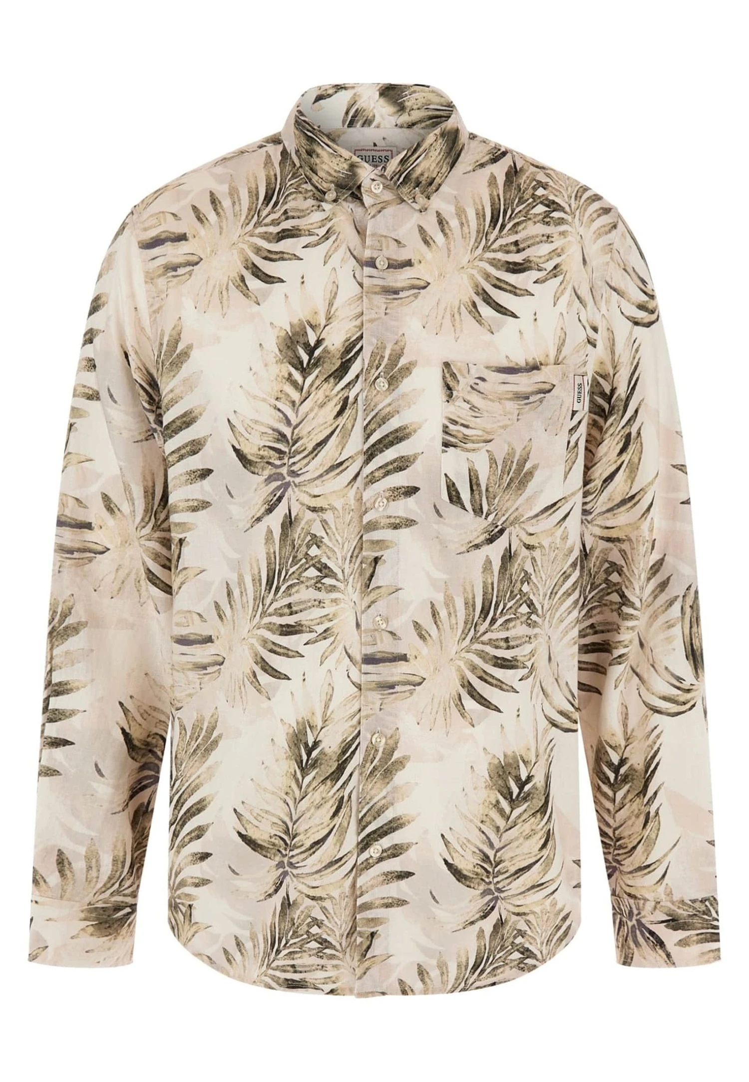 Guess Mit AlloverPrint - Overhemd - Mehrfarbig Grün - Afbeelding 4