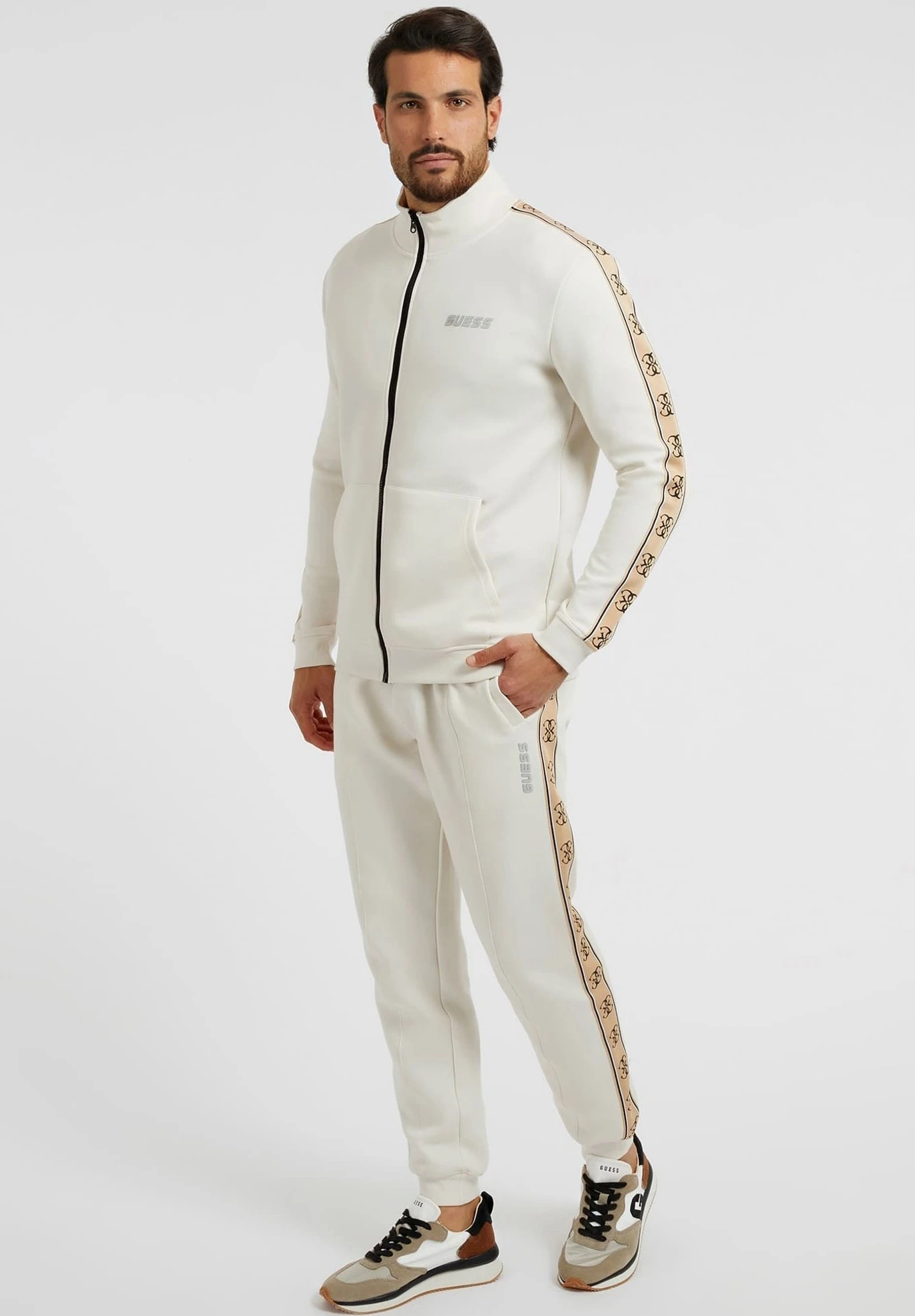 Guess Seitliches - Trainingsbroek - Grau - Afbeelding 2