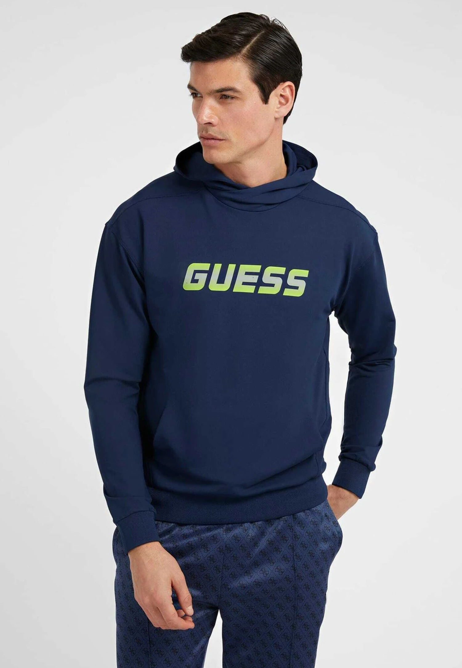 Guess Logo - Hoodie - Dunkelblau