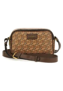 Guess Mini-Ederlo Mit G-Cube-Logo - Schoudertas - Braun