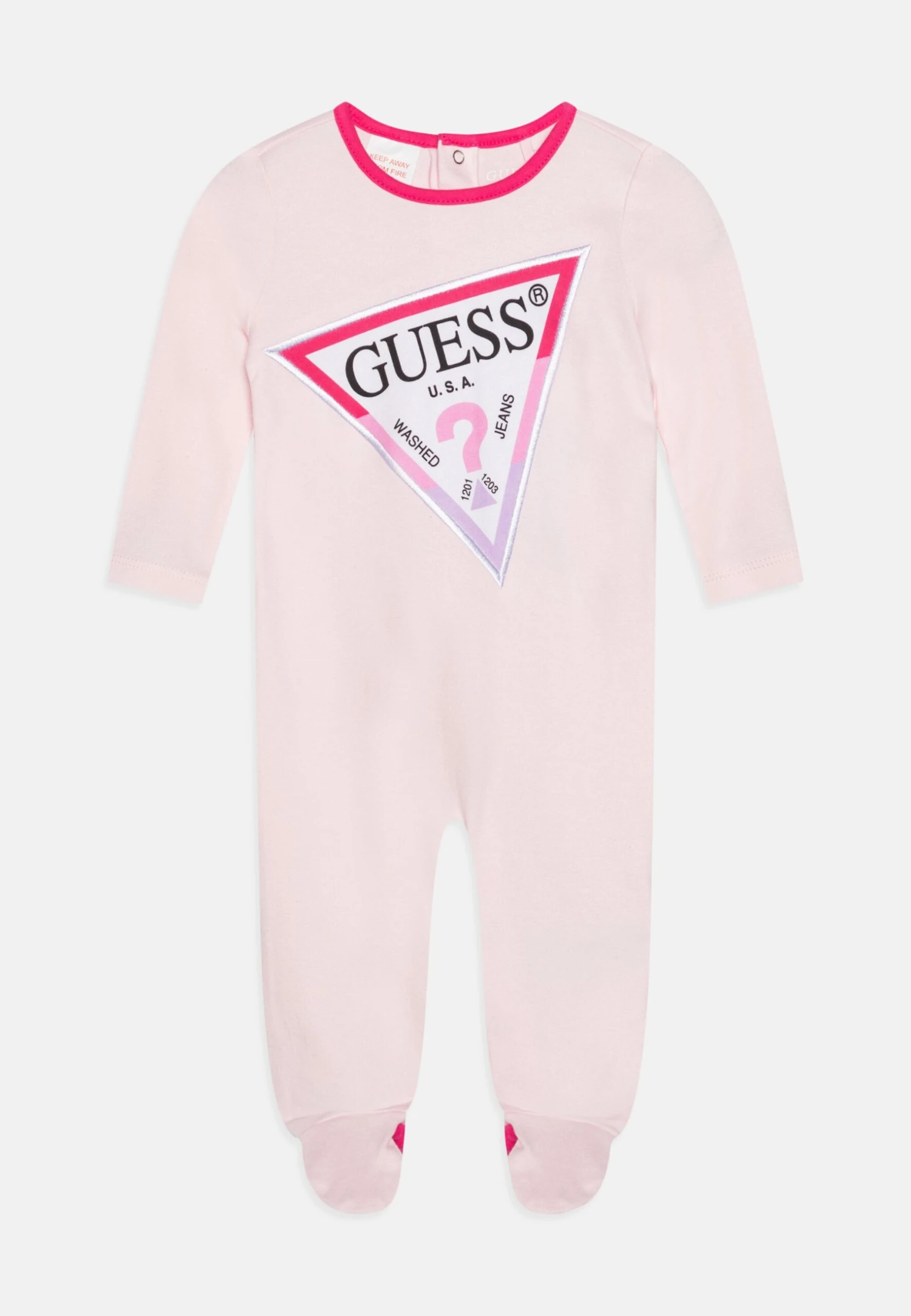 Guess Baby Interlock Overall - Geboortegeschenk - Ballet Pink