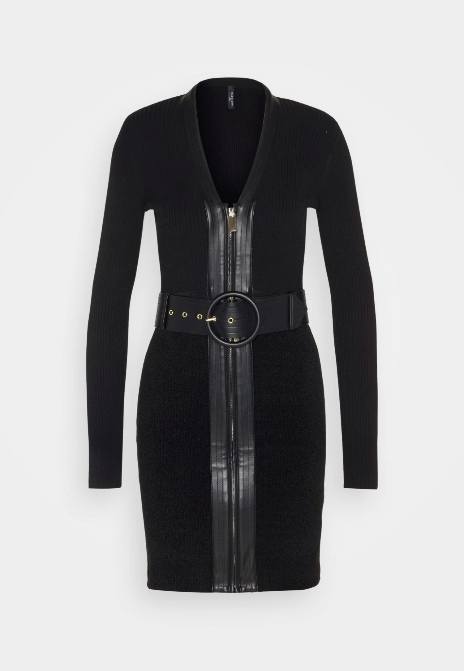 Gio Zipped Dress - Etui-Jurk - Jet Black - Afbeelding 5