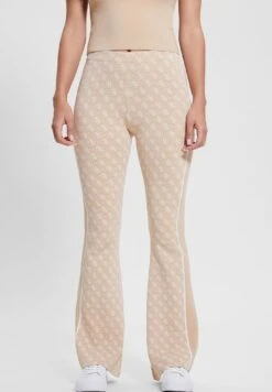 Guess Lise 4G Logo Swtr- Broek - Beige