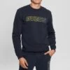 Guess Mit Frontlogo - Sweater - Blau