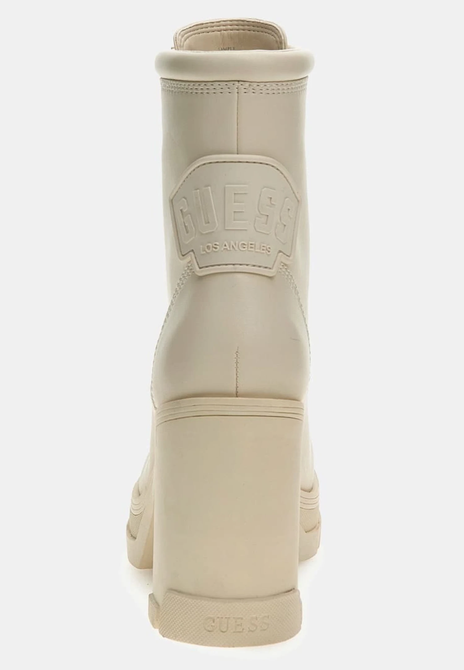 Guess Xennia - Enkellaarsjes Met Plateauzool - Creme - Afbeelding 4