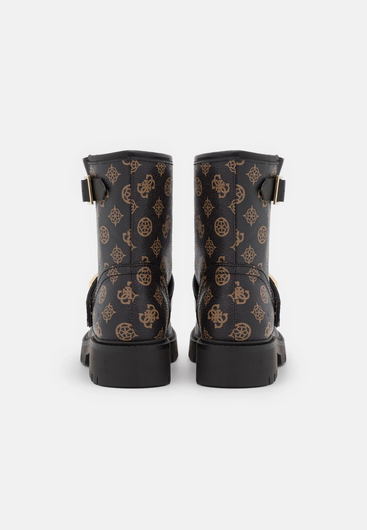 Guess Ragner - Enkellaarsjes Met Plateauzool - Brown/Ocra - Afbeelding 4