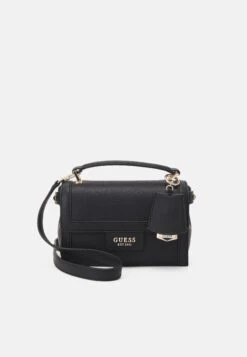 Guess Eco Angy Top Handle Flap - Handtas - Black