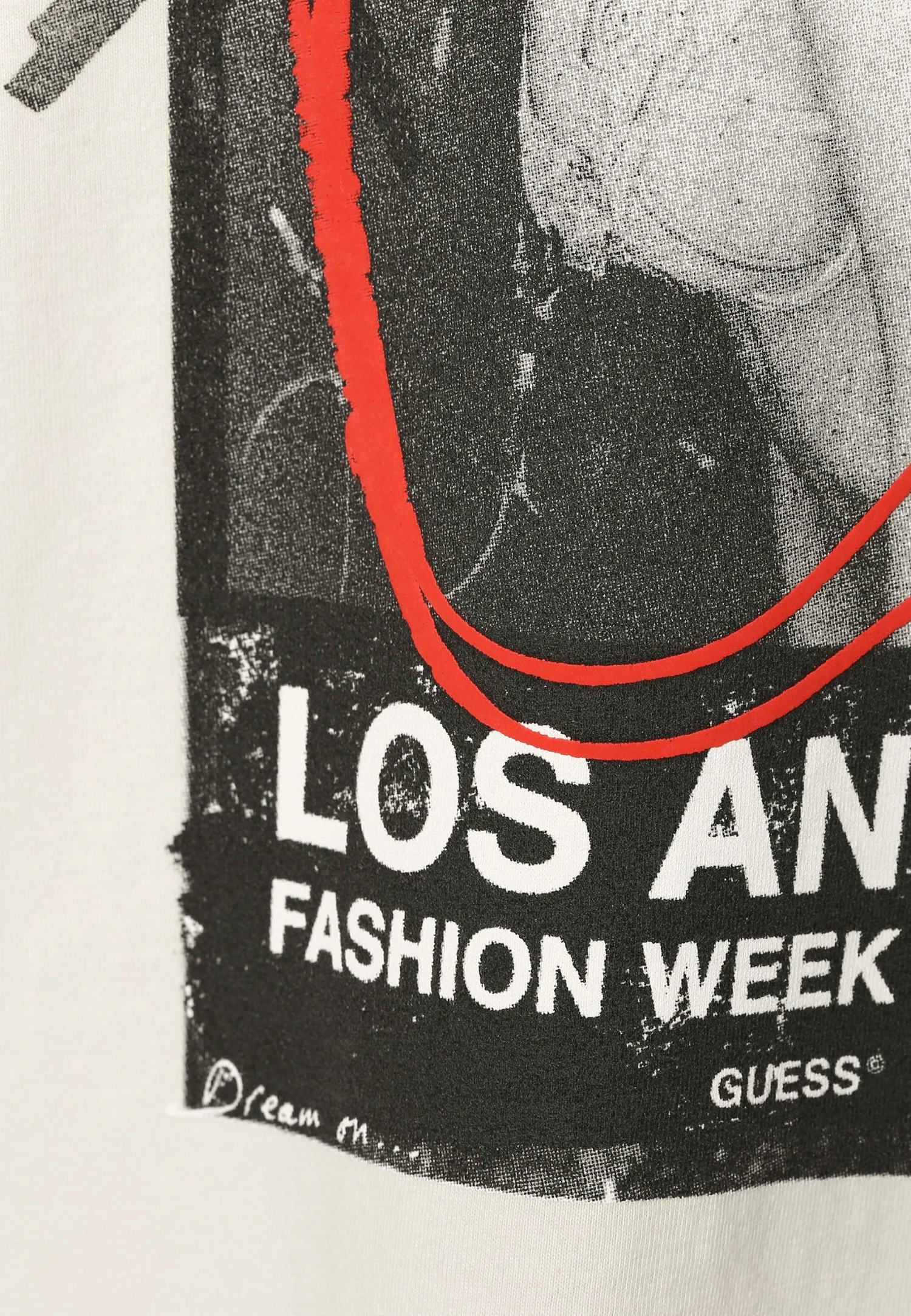 Guess T-Shirt Print - Weiß - Afbeelding 3