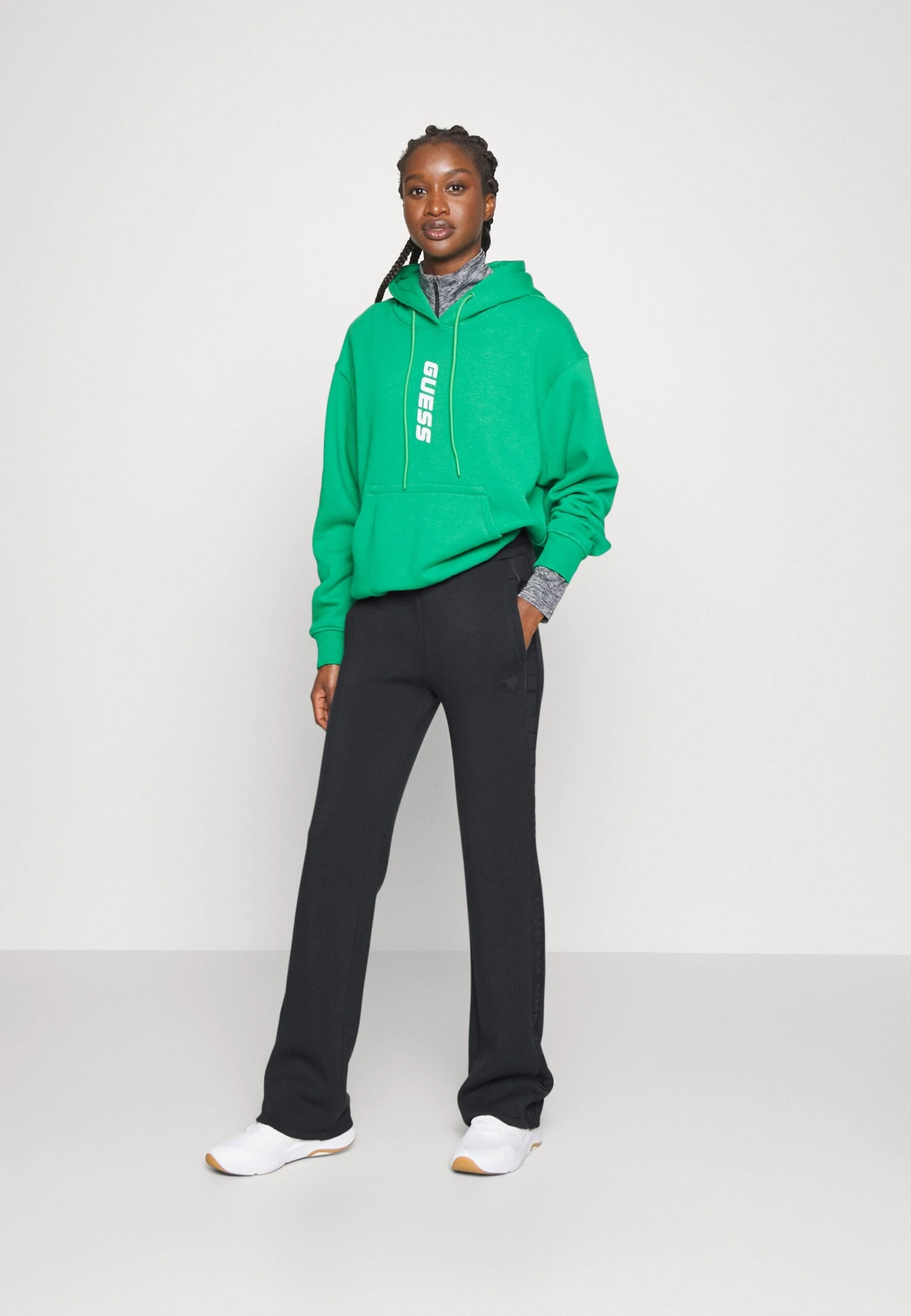 Guess Brenda Straight Leg Pant - Trainingsbroek - Blue Graphite Grey - Afbeelding 2