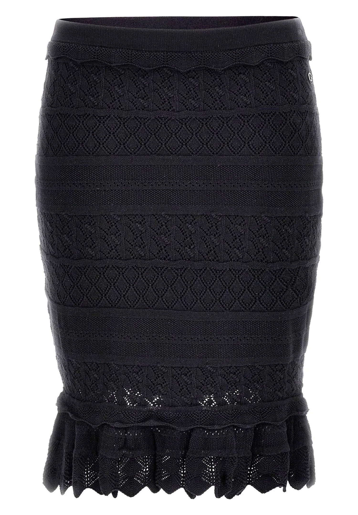 Guess Aus Pointelle - Kokerrok - Schwarz - Afbeelding 4