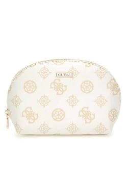 Guess Mit 4G Logo Und Peony Logo - Toilettas - Mehrfarbig Weiß