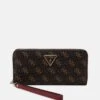 Guess Noelle Large Zip Around - Portemonnee - Brown