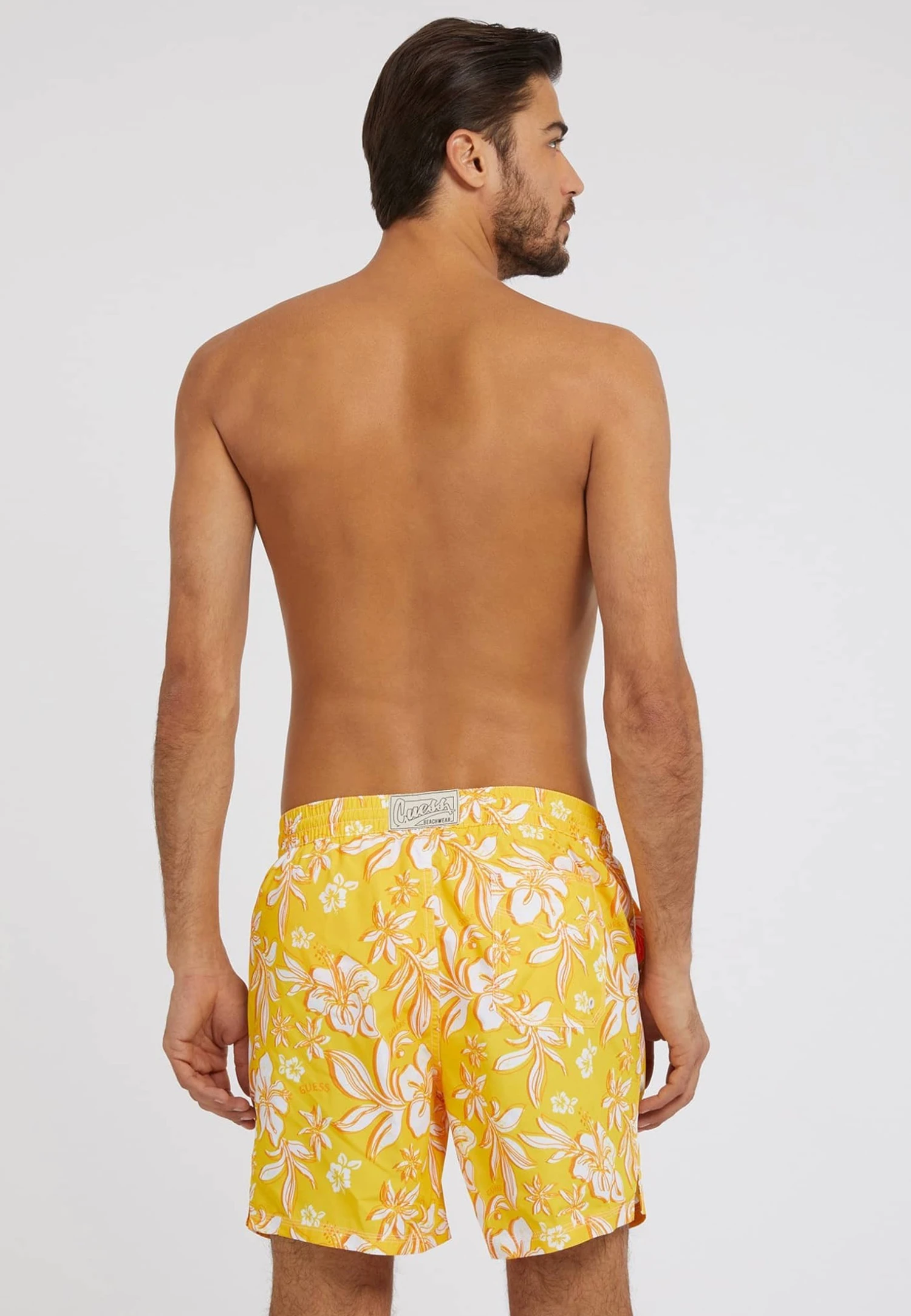 Guess Mit Blumenprint - Zwemshorts - MehrfarbigGelb - Afbeelding 2