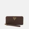 Guess Lisbet Large Zip Around - Portemonnee - Mahogany