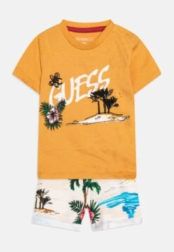 Guess Newborn Set Unisex - T-Shirt Print - Worn Out Beige