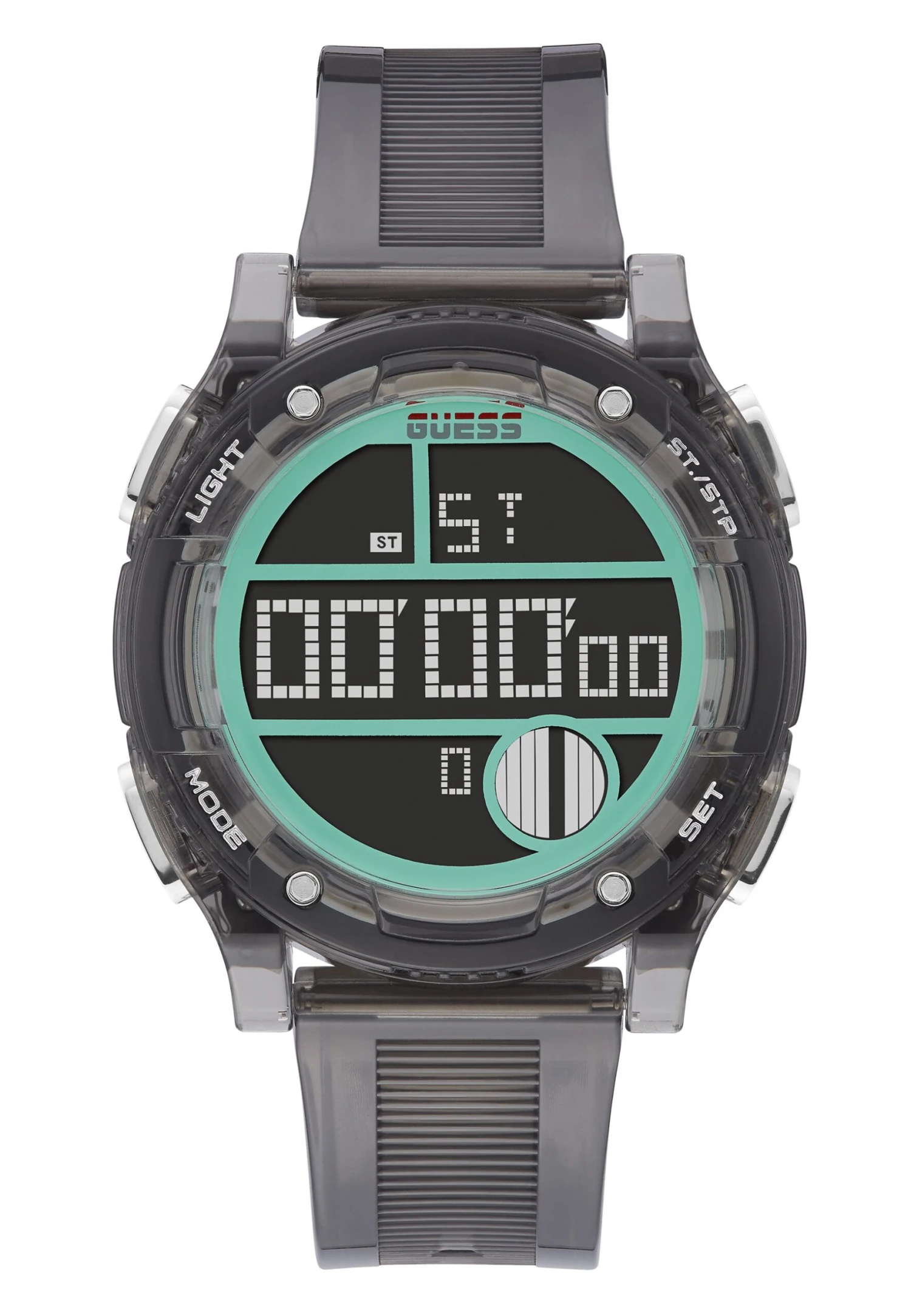 Guess Zip - Digitaal Horloge - Grey