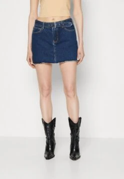 Elle Belt Skirt - Jeansrok - Vintage Dark Wash