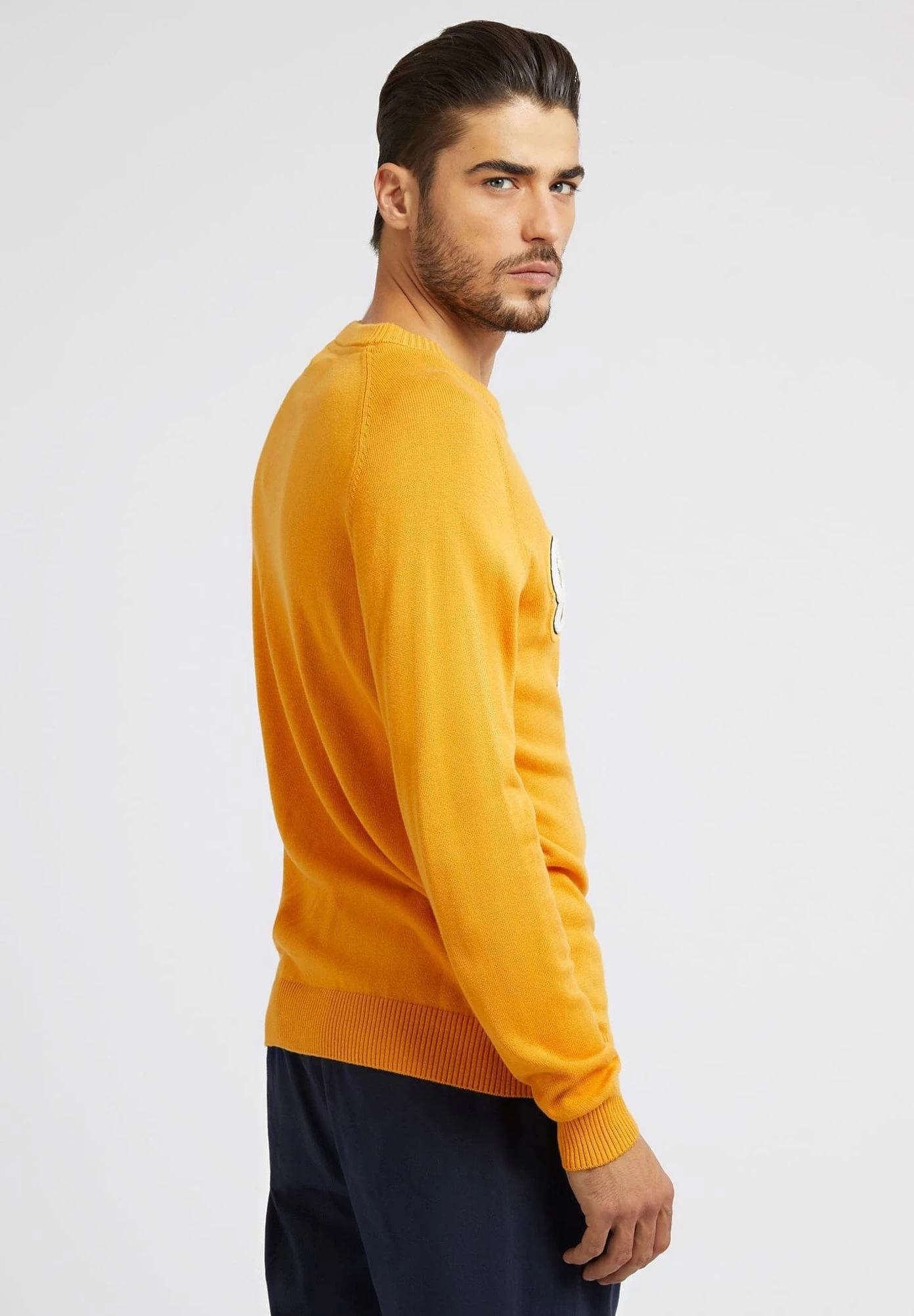 Guess Front Patch - Trui - Gelb - Afbeelding 3