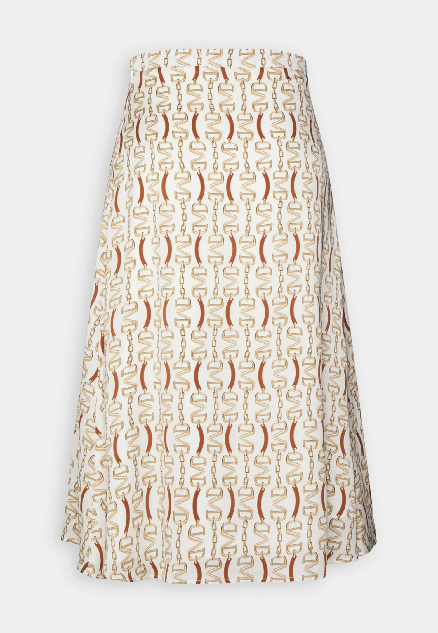 Golden Monogram Skirt - Plooirok - White/Gold-Coloured - Afbeelding 6