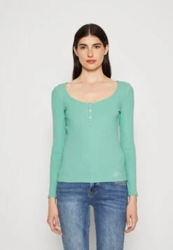 Guess Karlee Henley- Longsleeve - Vital Green