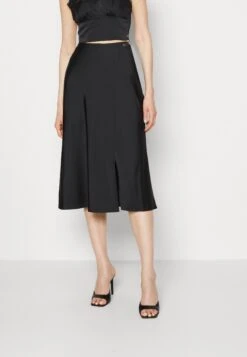 Guess Bianca Midi Skirt - A-Lijn Rok - Jet Black