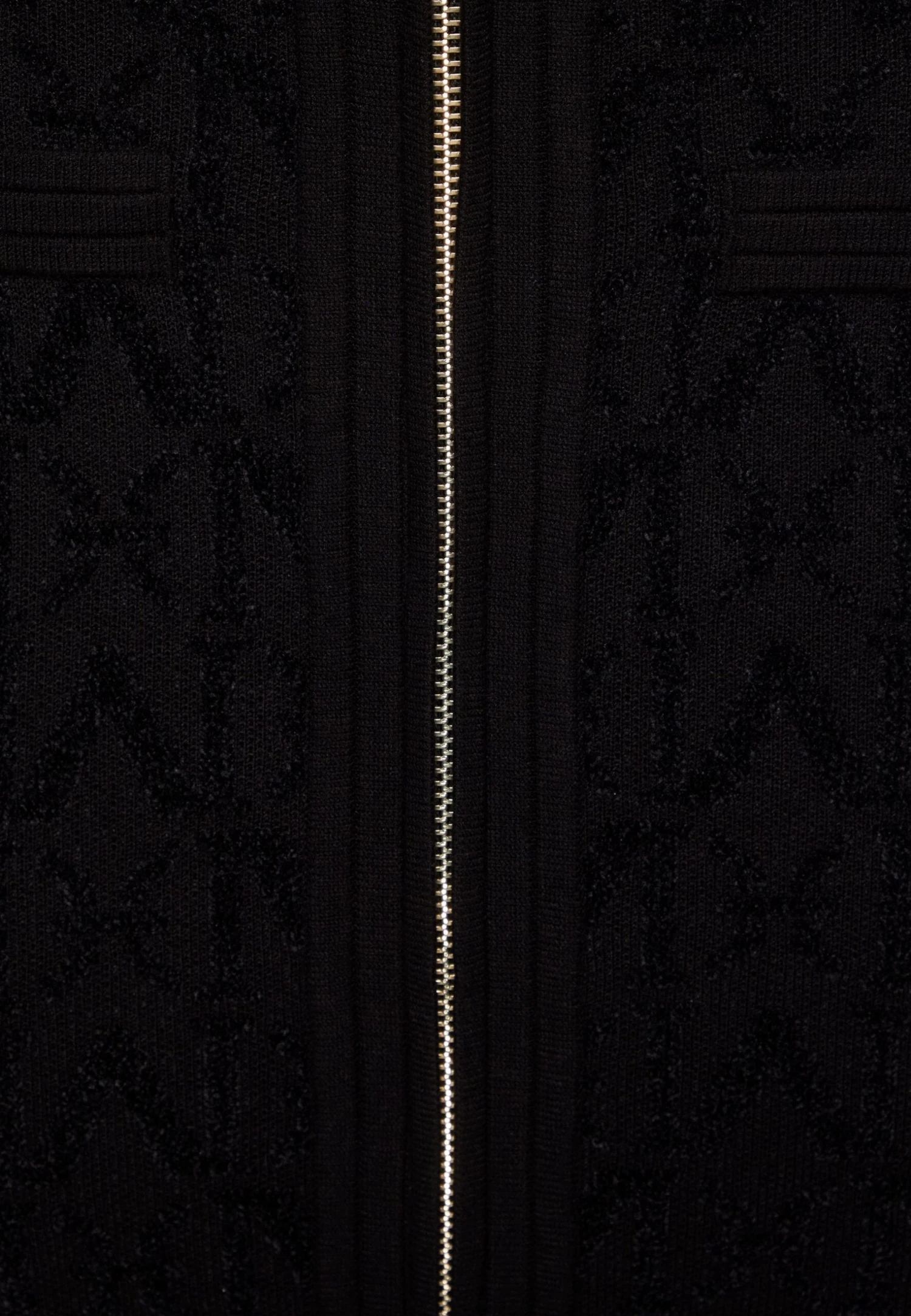 Sibilla Allover Skirt - Kokerrok - Jet Black - Afbeelding 3