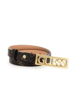 Guess Silvana 4G Scritta Logo - Riem - Marrone/Multi
