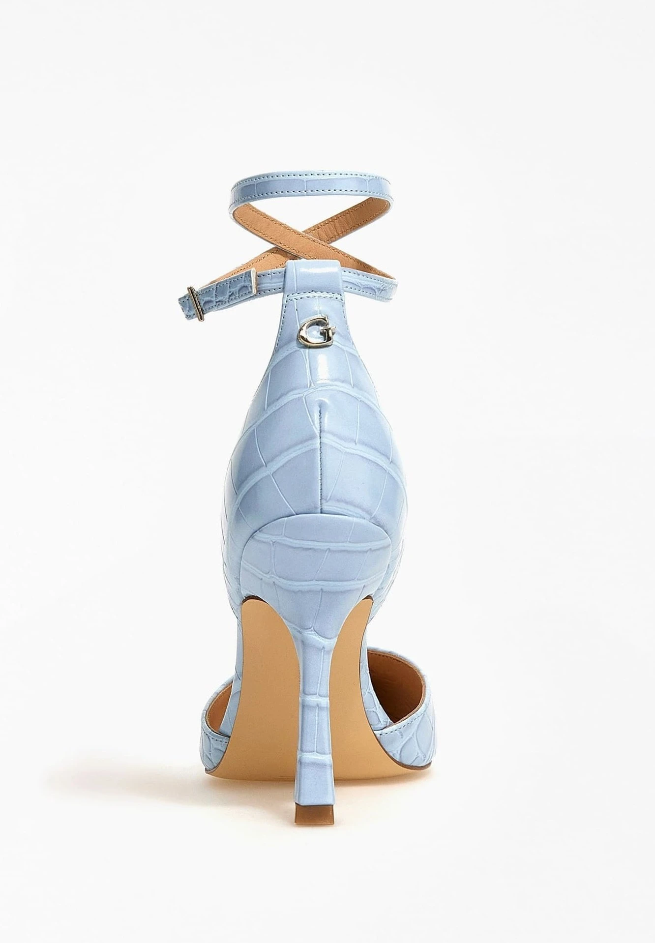 Guess Sydnie Kroko Print - Klassieke Pumps - Himmelblau - Afbeelding 4