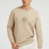 Guess Mit Frontlogo - Sweater - Beige