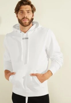 Guess Es Roy- Hoodie - Weiß
