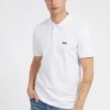 Guess Mit Kleinem Logopatch - Poloshirt - Weiß