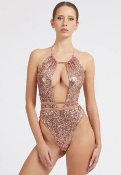 Guess Sequins - Badpak - Braun