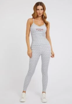 Guess Mit GCubeLogo - Legging - Mehrfarbig Grau