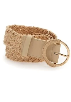 Guess Gevlochten Riem - Beige